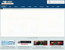 Tablet Screenshot of polnes.ac.id